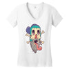 new skul Women's V-Neck T-Shirt
