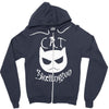 cat skellington Zipper Hoodie