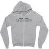 funny t shirt dear lord if you can't make me skinny Zipper Hoodie