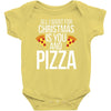 all i want for christmas is you and pizz Baby Bodysuit