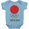 retro tokyo 1964 olympic games Baby Onesie