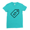 usd logo Ladies Fitted T-Shirt