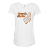 drunk dialer Maternity Scoop Neck T-shirt