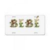 bebe License Plate