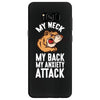 my neck my back my anxiety attack opossum guys tee Samsung Galaxy S8