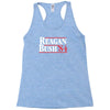 reagan bush '84 80's retro political party Racerback Tank