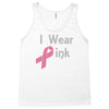 junior's breast cancer awareness i wear pink Tank Top
