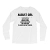 August Girl Hated By Many Long Sleeve Shirts