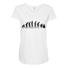 evolution computer Maternity Scoop Neck T-shirt