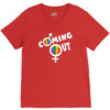 coming out V-Neck Tee