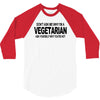 vegetarian ask yourself why not vegan food foodie tofu geek tee shirt 3/4 Sleeve Shirt