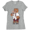 bearly awake Ladies Fitted T-Shirt