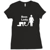 boss lady Ladies Fitted T-Shirt
