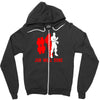job well done batle royal gaming Zipper Hoodie