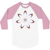 rainbow flower 3/4 Sleeve Shirt
