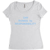 day ruined Women's Triblend Scoop T-shirt