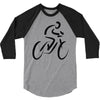 bike rider biker cyclist 3/4 Sleeve Shirt