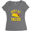 body by tacos funny Women's Triblend Scoop T-shirt