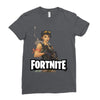fortnite cartoon Ladies Fitted T-Shirt