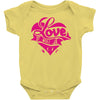 love (3) Baby Onesie