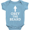 obey the beard funny Baby Onesie