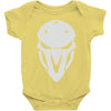 minimalist reaper mask Baby Onesie