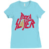 pizza slayer Ladies Fitted T-Shirt