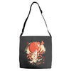 red skies Adjustable Strap Totes