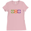 eat sleep radio Ladies Fitted T-Shirt