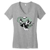 skull and tentacles Women's V-Neck T-Shirt