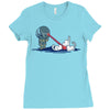 predat awww Ladies Fitted T-Shirt