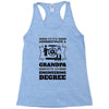 Never Underestimate A Grandpa With An Engineering Degree Racerback Tank
