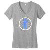 blue cid wave lock Women's V-Neck T-Shirt