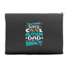 super cool autism dad Accessory Pouches