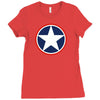 star us america  independence Ladies Fitted T-Shirt