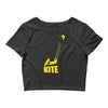 kite kitesurfen kiteboarden fun extremsport top Crop Top