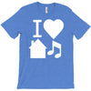 i love house music dj baseball T-Shirt