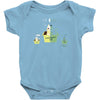 schrodinger's night Baby Bodysuit