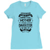 Super Cool Mother Of A Freaking Awesome Daughter Ladies Fitted T-Shirt