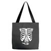 beer belly xray skeleton funny Tote Bags