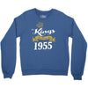 kings are born in 1955 Crewneck Sweatshirt