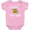 world's best sister with flowers. Baby Bodysuit