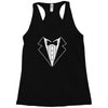 tuxedo fancy dress funny Racerback Tank