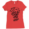 joker tattoo haha Ladies Fitted T-Shirt