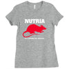 nutria its whats for dinner Ladies Fitted T-Shirt