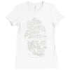 six on the brain Ladies Fitted T-Shirt