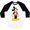 mickey with canada 3/4 Sleeve Shirt