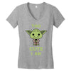 too cute i am Women's V-Neck T-Shirt