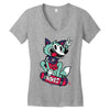 foxes Women's V-Neck T-Shirt