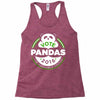 vote pandas Racerback Tank